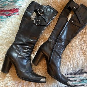 Vintage Vero Cuoio Calf / Knee High Boots